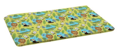 MISOKO pest&auml;v&auml; pissa-alusta, 40x50 cm, 2kpl Viidakko